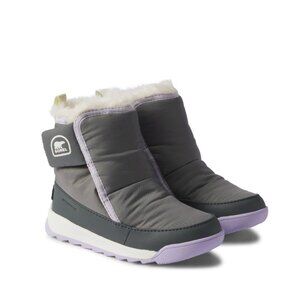SOREL Kids Whitney II Plus Bootie WP Kids Shoes Lavender Cloud Size 4 Toddler